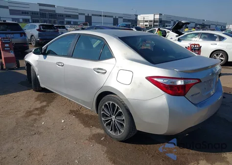 2015 Toyota Corolla S Plus z USA, uszkodzony, nr VIN 2T1BURHE0FC405338